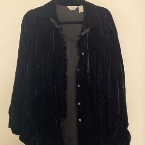 Velvet Blazer size M JJill